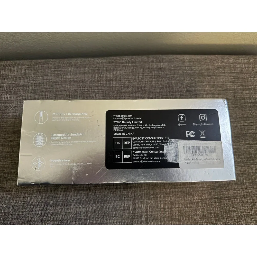 NIB TYMO Porta Cordless Mini Portable Straightening Brush *Open Box* - Picture 6 of 6